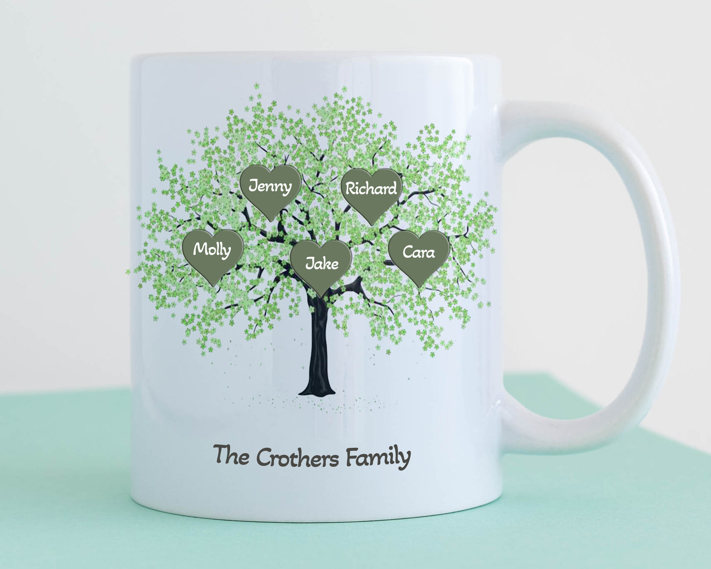 Family Tree Personalised Mug