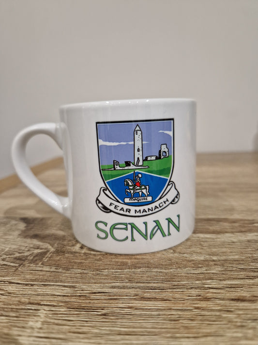 Personalised Kids Mug with County Crest